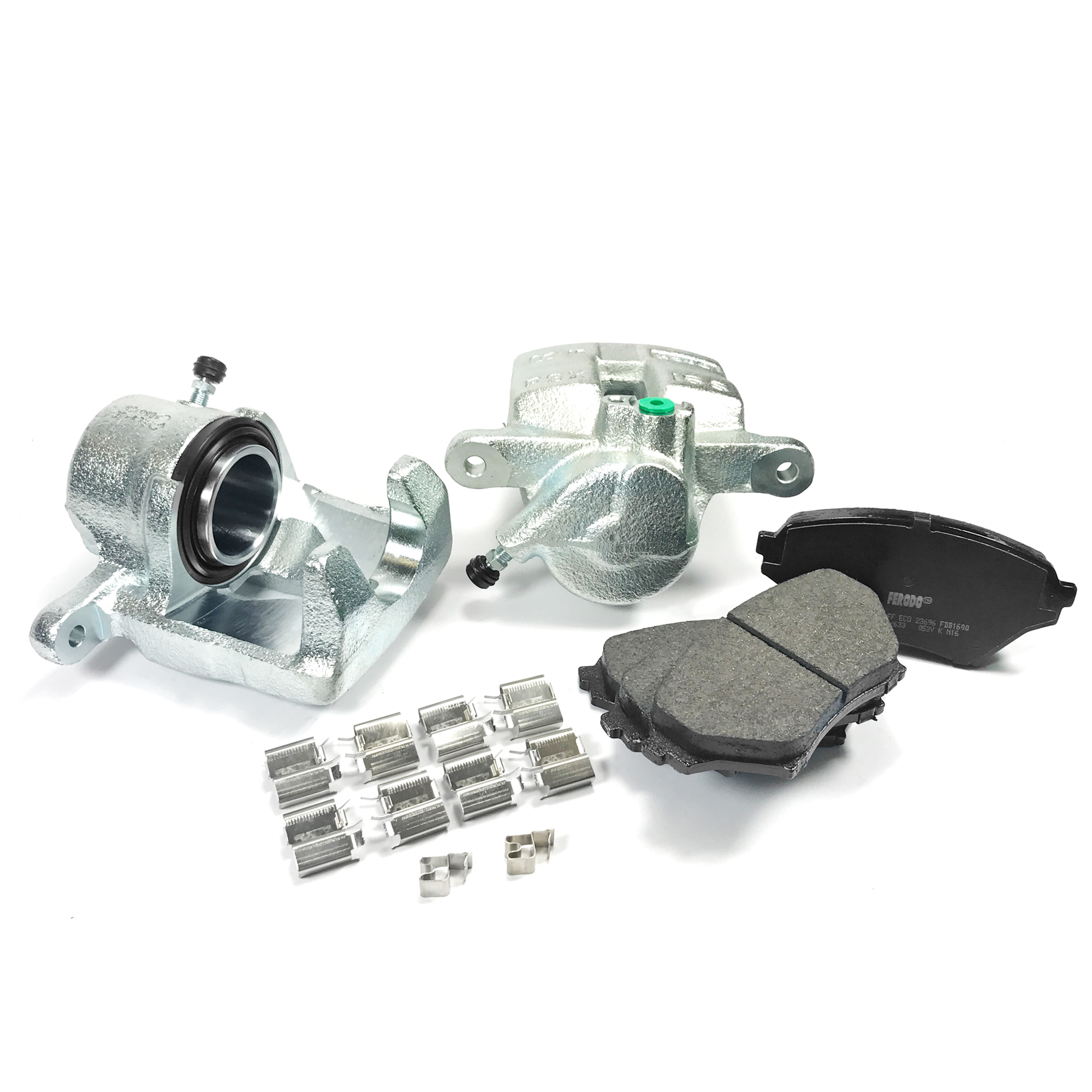 PAIR FRONT BRAKE CALIPERS & PADS FITS MAZDA MX5 BIG BRAKES 9805