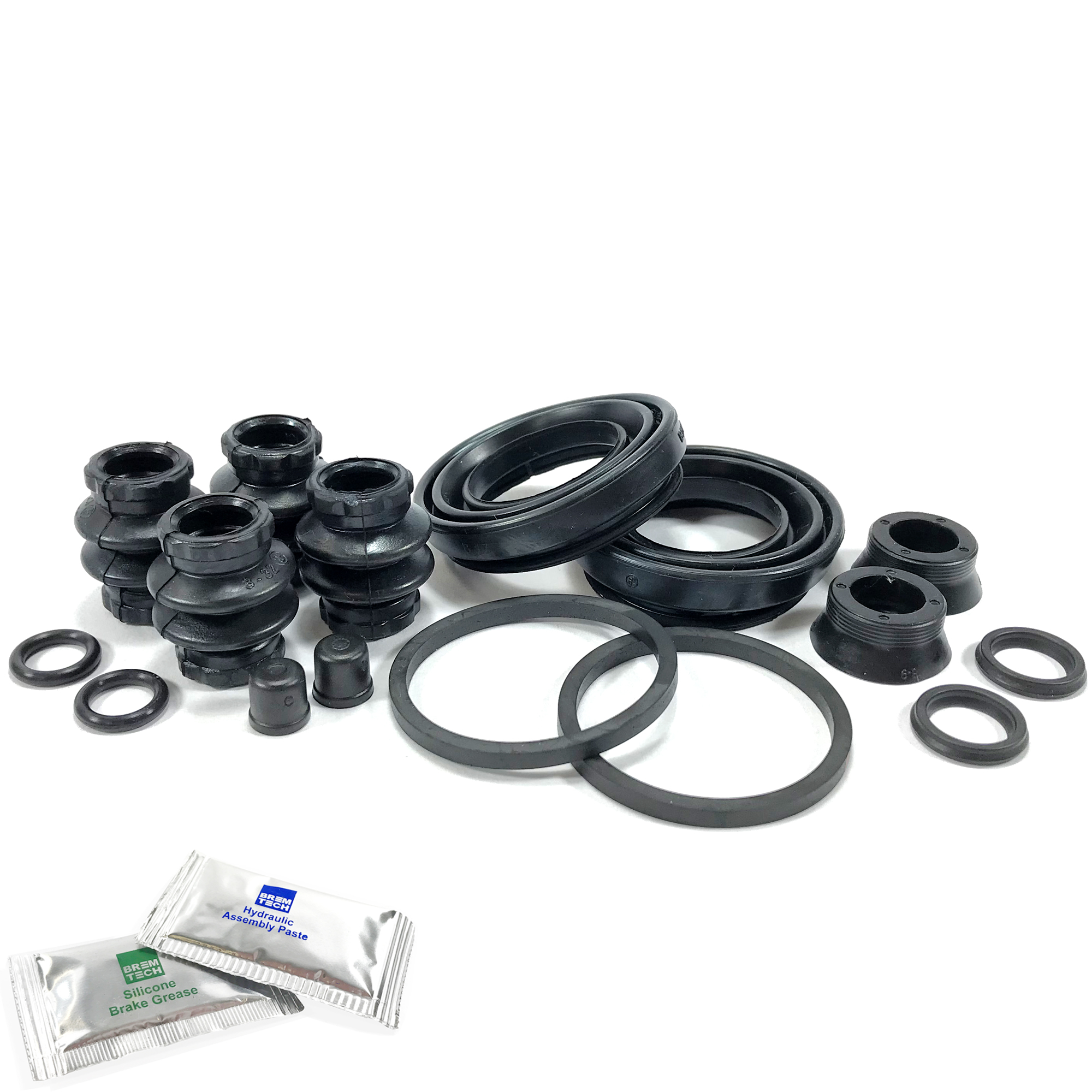 2X REAR BRAKE CALIPER REPAIR KITS SEALS 41mm FITS AUDI A3 0312
