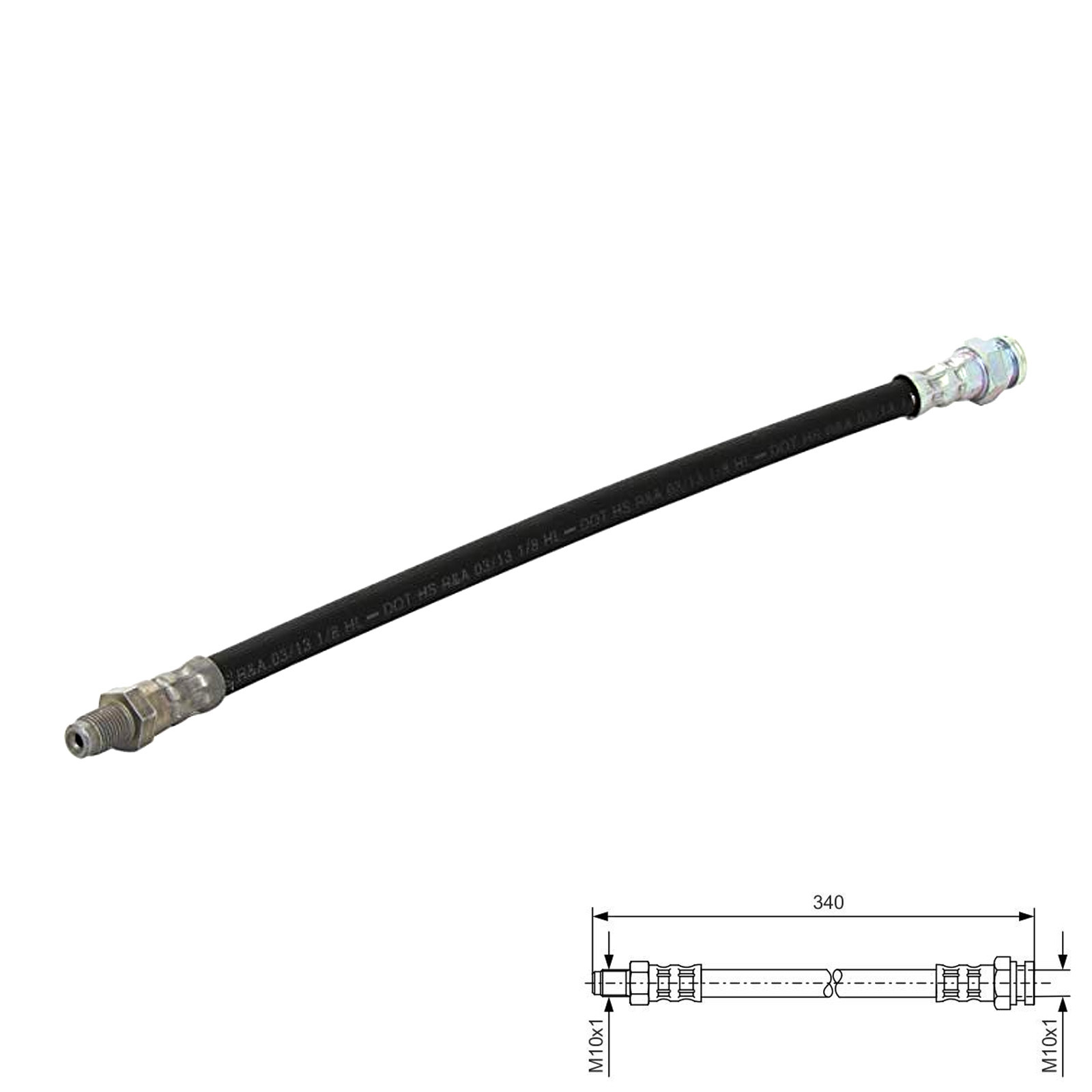 REAR BRAKE FLEXI HOSE BRAKE PIPE FITS RENAULT MASTER VAN 80 97 