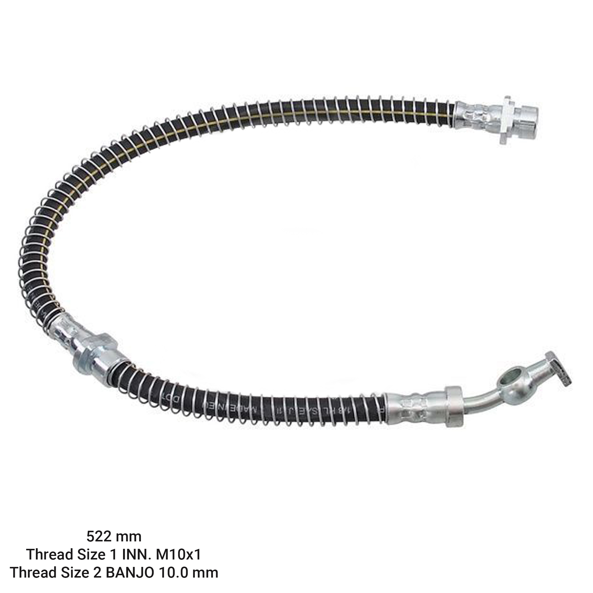 FRONT LEFT BRAKE FLEXI HOSE BRAKE PIPE FIT LANDROVER DISCOVERY 2 9804