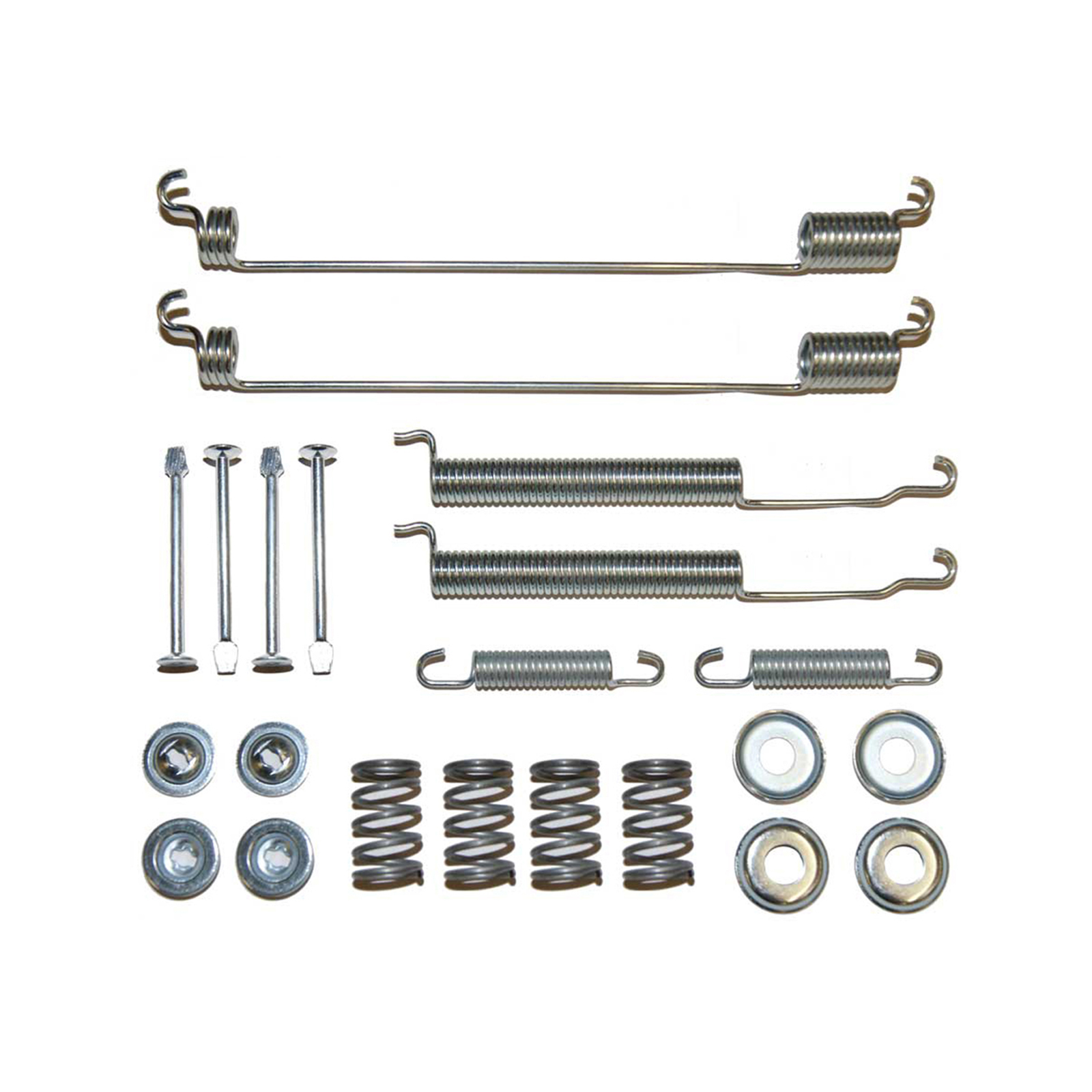 BSF0843A se adapta a: Nissan D22 4X4 Pick Up 1998-2006 Zapata De Freno Kit De Montaje Muelles