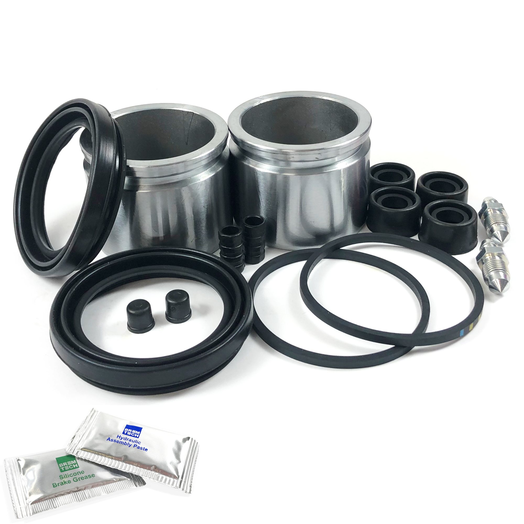 2x FRONT BRAKE CALIPER REPAIR KIT PISTON FIT FORD RANGER 9912 1 POT