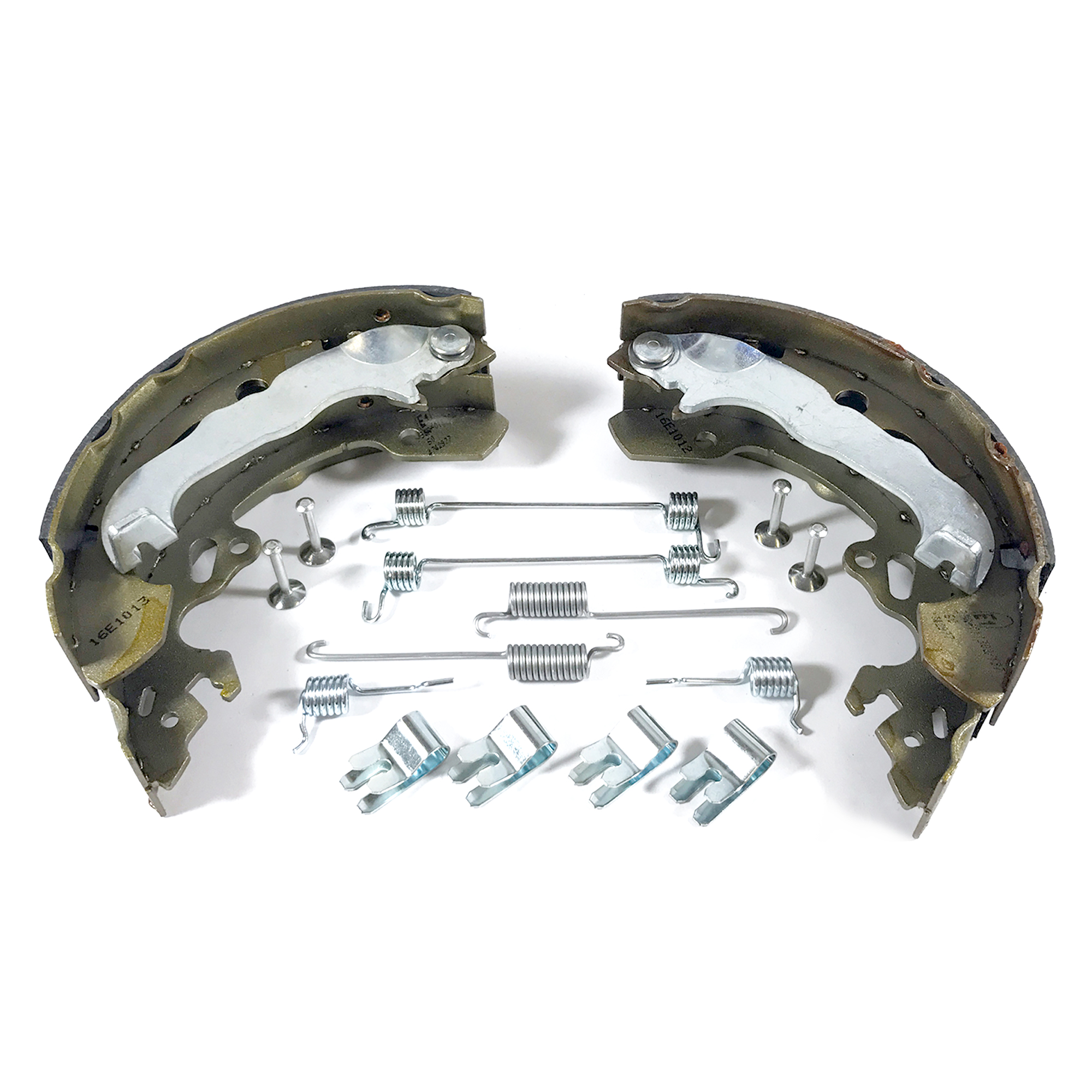 REAR BRAKE SHOES & BRAKE SHOE FITTING KIT FITS FORD FOCUS MK1 9804
