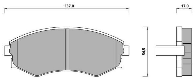 Pad shape image