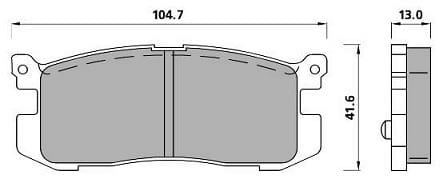 Pad shape image