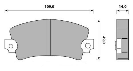Pad shape image