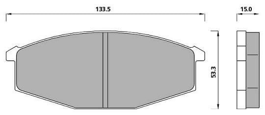 Pad shape image
