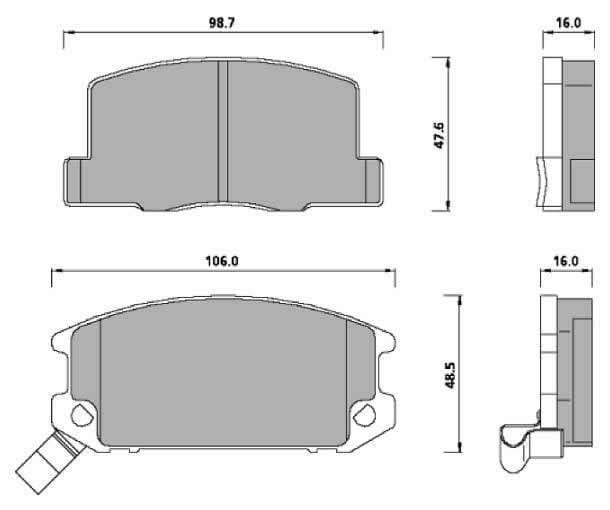 Pad shape image