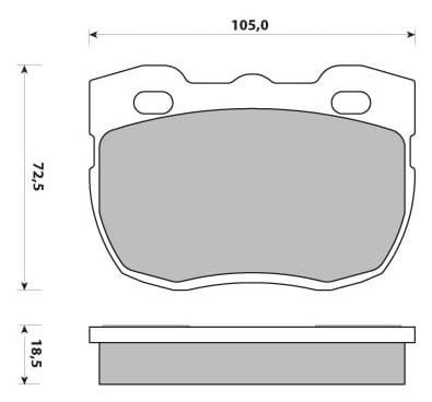 Pad shape image