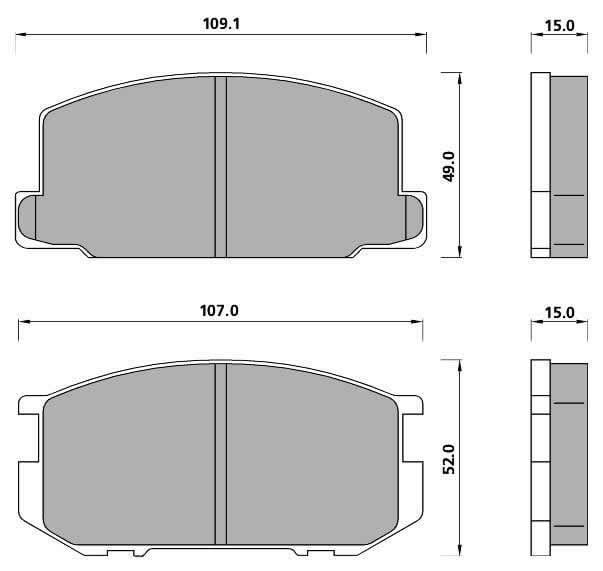 Pad shape image