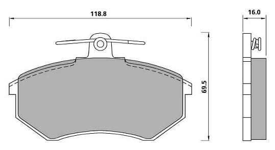 Pad shape image