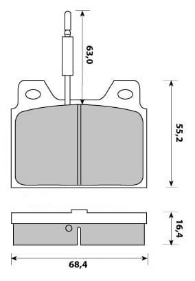 Pad shape image