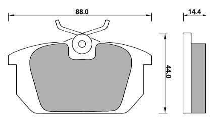 Pad shape image