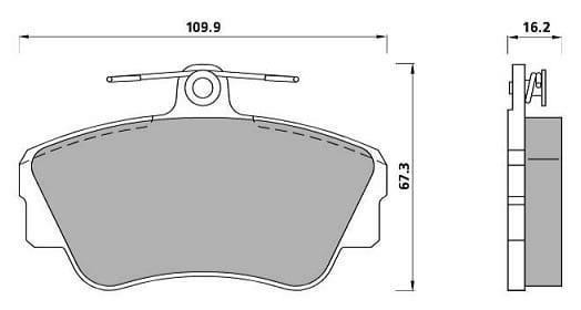 Pad shape image