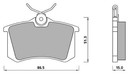 Pad shape image
