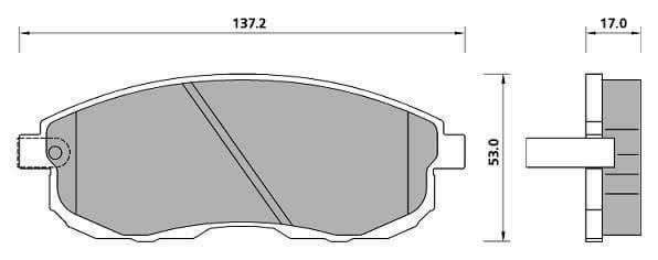 Pad shape image