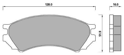 Pad shape image