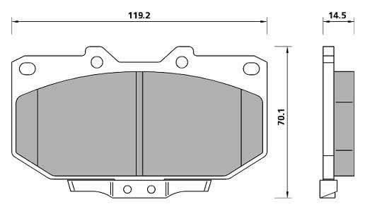 Pad shape image