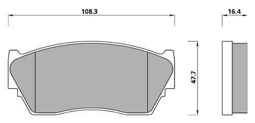 Pad shape image