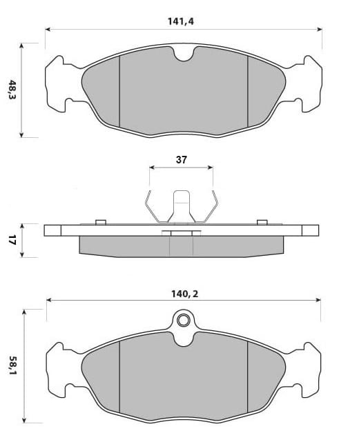 Pad shape image