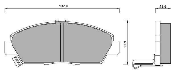 Pad shape image