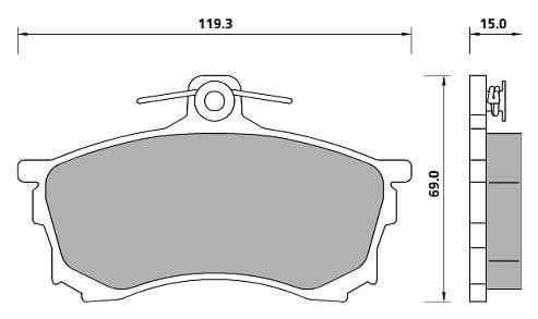 Pad shape image
