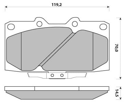 Pad shape image