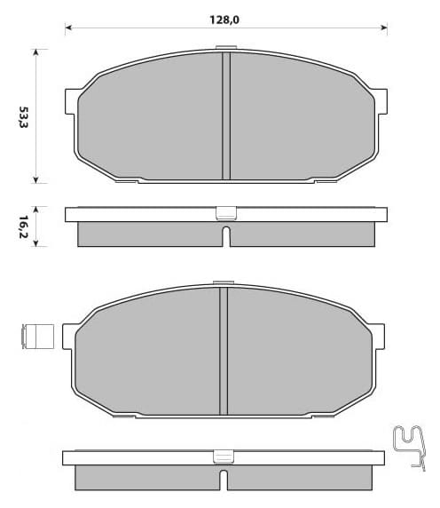 Pad shape image