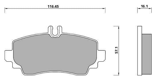 Pad shape image