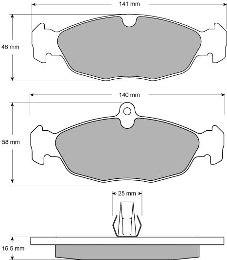 Pad shape image