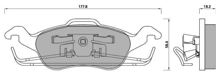 Pad shape image