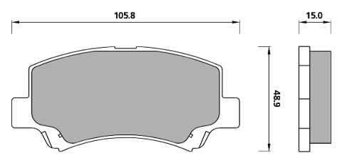 Pad shape image