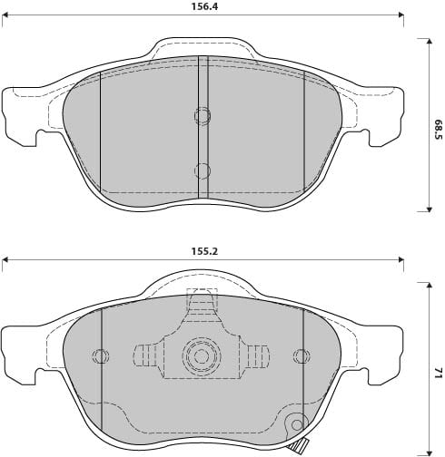 Pad shape image