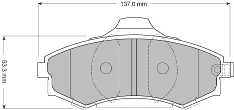 Pad shape image