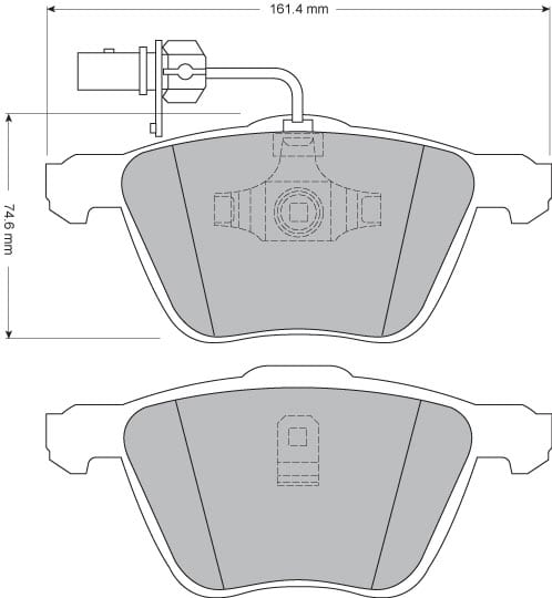 Pad shape image