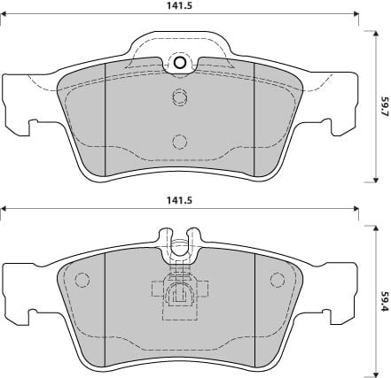 Pad shape image