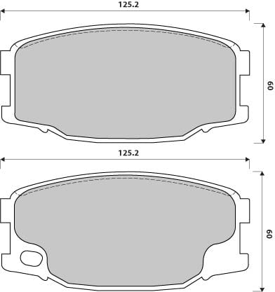 Pad shape image