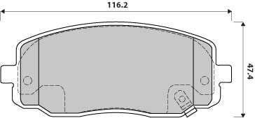 Pad shape image