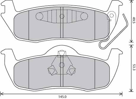 Pad shape image
