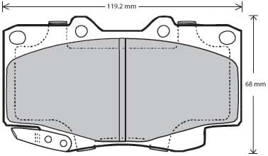 Pad shape image