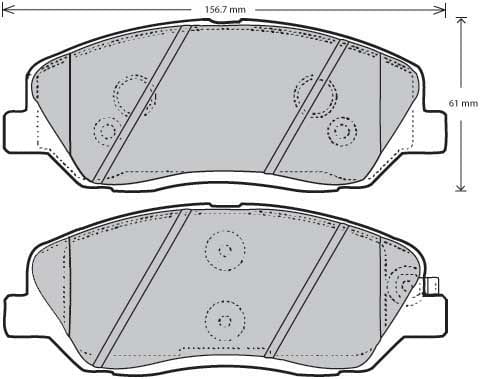 Pad shape image
