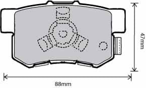 Pad shape image