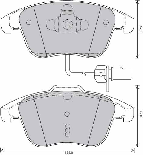 Pad shape image