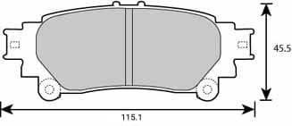 Pad shape image