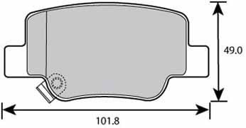 Pad shape image