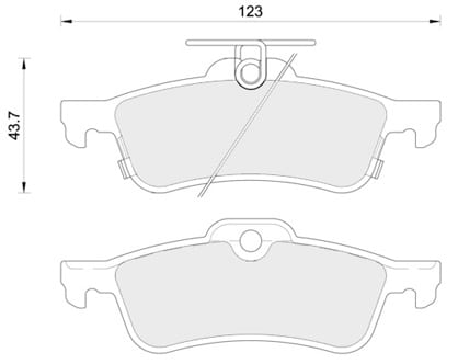 Pad shape image