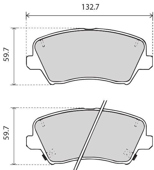 Pad shape image