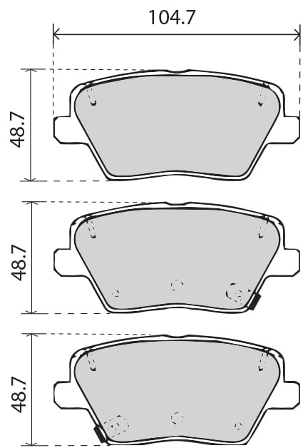 Pad shape image