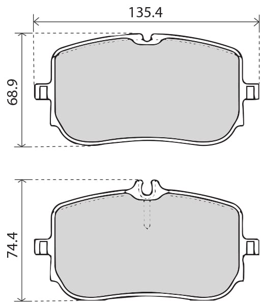 Pad shape image
