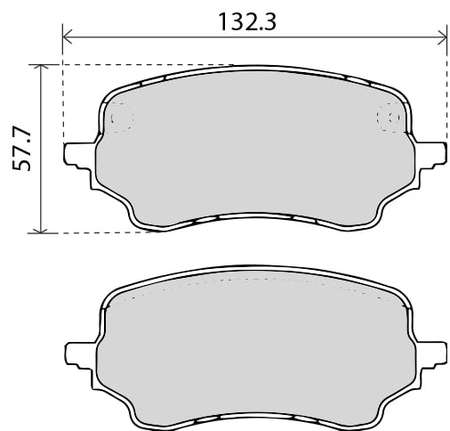 Pad shape image